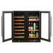 Smith-and-Hanks-wine-and-beverage-cooler-dual-zone-BEV176D-modern-black-glass-front-doors-open_1920x1280_272fddb1-d4e0-458f-ba8c-f0f128371598