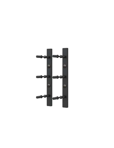 Ultra Wine Racks Horizontal Wall Rails 1FT Metal Wine Rack (3 to 9 Bottles)