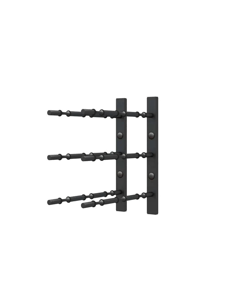 Ultra Wine Racks Horizontal Wall Rails 1FT Metal Wine Rack (3 to 9 Bottles)
