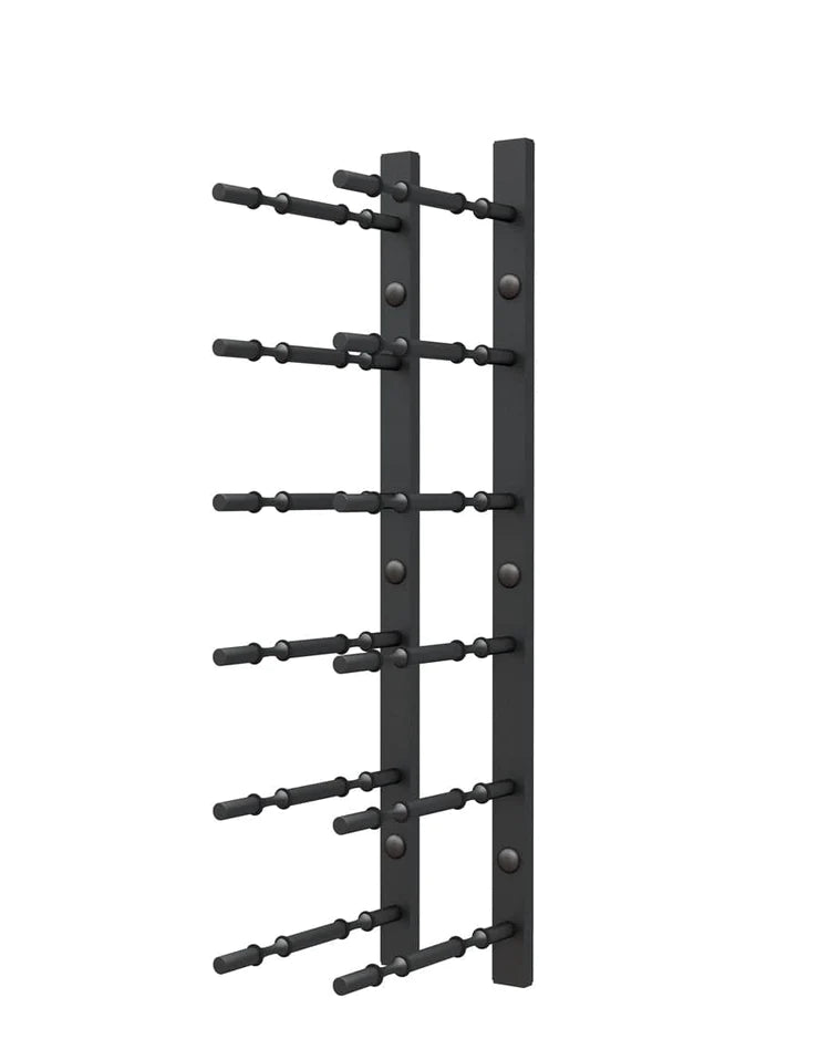 Ultra Wine Racks Horizontal Wall Rails - 2FT Metal Wine Rack (6 to 18 Bottles)