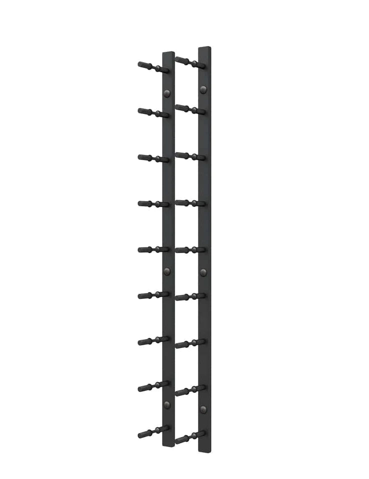 Ultra Wine Racks Horizontal Wall Rails - 3FT Metal Wine Rack (9 to 27 Bottles)