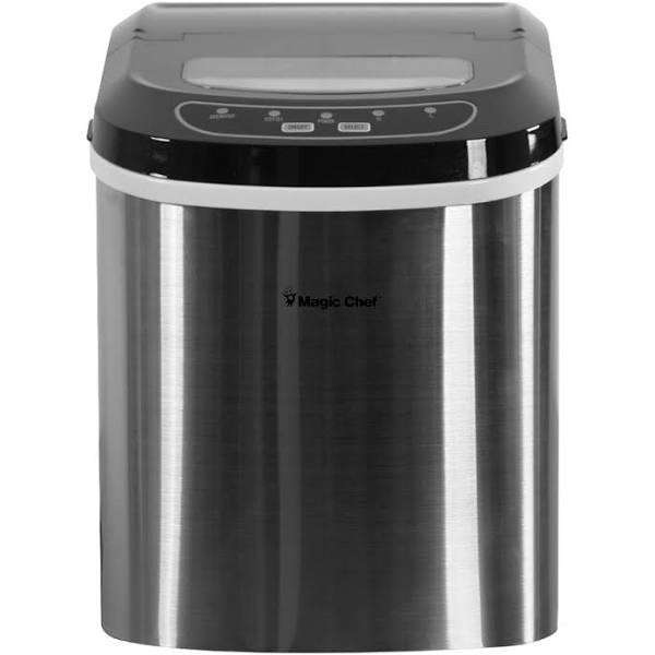 Magic Chef MCIM22ST Portable Ice Cube Maker - 9.5" - STAINLESS,MCIM22ST
