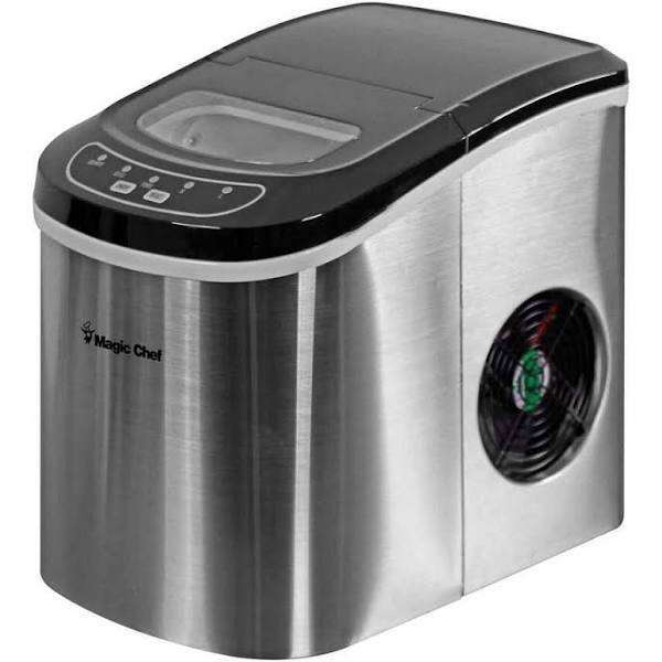 Magic Chef MCIM22ST Portable Ice Cube Maker - 9.5" - STAINLESS,MCIM22ST