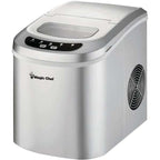 Magic Chef MCIM22SV Portable Ice Cube Maker - 9.5" - SILVER,MCIM22SV