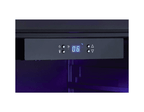 Silhouette 24" Wide 48 Bottle Single Zone Black Stainless Steel Wine Refrigerator,SSWC056D1B-S