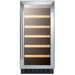 Summit Appliance 15 in. 23-Bottle Built-in Wine Cooler, ADA Height, ALWC15CSS,ALWC15CSS